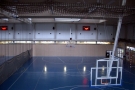 Vista de las toberas del interior del pabellón de deportes